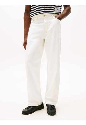 Jeans Blanco Amplios De Pierna Recta Colección APXGP Tommy Hilfiger