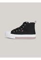 Tenis Altas Con Cordones Niña Negro Tommy Hilfiger de Tommy Hilfiger