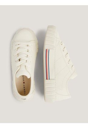 Tenis Con Cordones Para Niñas Blanco Tommy Hilfiger
