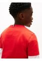Camiseta Roja Con Logo Estampado En El Pecho Tommy Hilfiger de Tommy Hilfiger