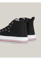 Tenis Altas Con Cordones Niña Negro Tommy Hilfiger de Tommy Hilfiger