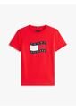 Camiseta Roja Con Logo Estampado En El Pecho Tommy Hilfiger de Tommy Hilfiger