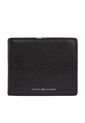 Billetera Negra Plegable Corporate De Cuero Tommy Hilfiger de Tommy Hilfiger