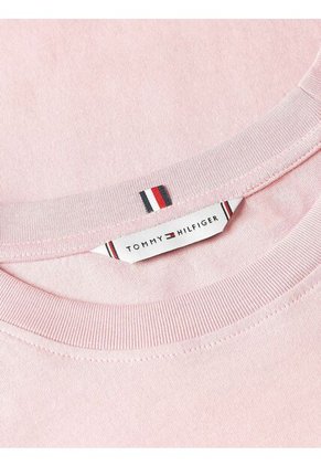 Camiseta Rosa Con Logo Gráfico De Corte Regular Tommy Hilfiger
