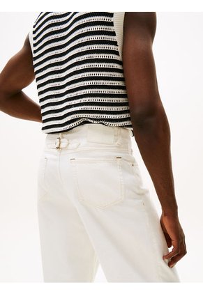 Jeans Blanco Amplios De Pierna Recta Colección APXGP Tommy Hilfiger