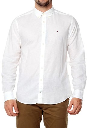 Camisa Blanca Tommy Hilfiger