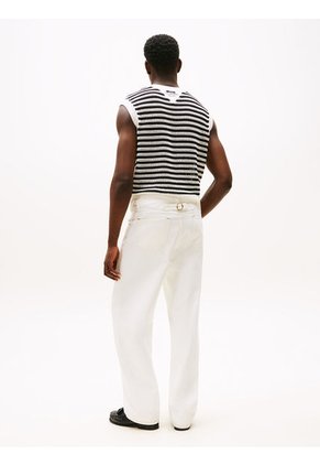 Jeans Blanco Amplios De Pierna Recta Colección APXGP Tommy Hilfiger