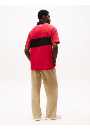 Polo Rojo Amplio Con Logo Colección APXGP Tommy Hilfiger