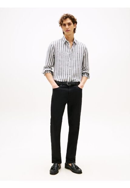 Jeans Negro Denton De Color Negro Tommy Hilfiger