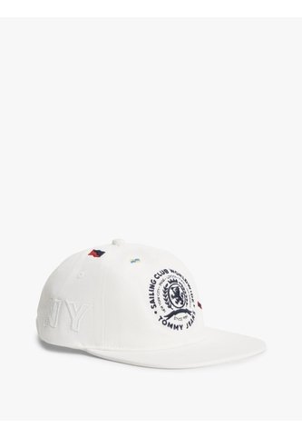 Gorra Blanca De Béisbol De Seis Paneles Con Logo Bordado Tommy Hilfiger Tommy Hilfiger