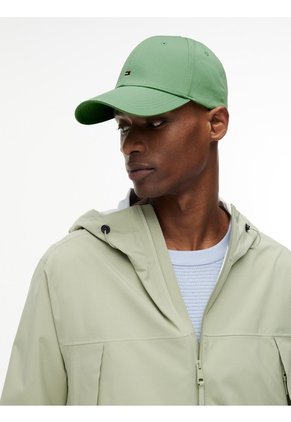 Gorra Verde De Béisbol Con Logo Bordado Tommy Hilfiger