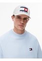 Gorra Blanca De Béisbol De Seis Paneles Con Logo Bordado Tommy Hilfiger de Tommy Hilfiger