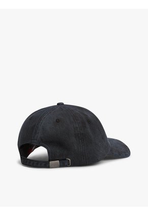 Gorra Negra De Béisbol Denim Heritage Con Logo Tommy Hilfiger