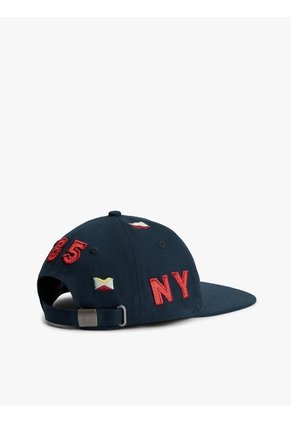 Gorra Azul Marino De Béisbol De Seis Paneles Con Logo Bordado Tommy Hilfiger