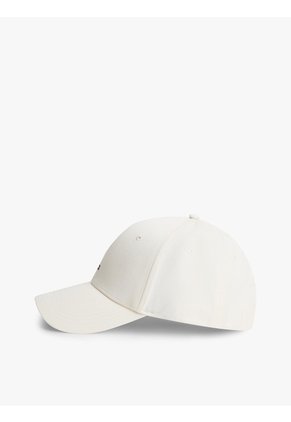 Gorra Blanca De Béisbol Con Logo Bordado Tommy Hilfiger