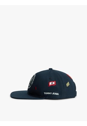 Gorra Azul Marino De Béisbol De Seis Paneles Con Logo Bordado Tommy Hilfiger