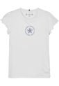 Camiseta Blanco Con Logo Metálico Para Niña Tommy Hilfiger de Tommy Hilfiger