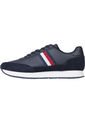 Tenis Signature De Piel Hombre Azul Tommy Hilfiger de Tommy Hilfiger