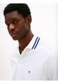 Polo Blanco Performance De Corte Regular Con Ribete Tommy Hilfiger de Tommy Hilfiger
