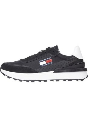 Tenis Tech Estilo Running Hombre Negro Tommy Hilfiger