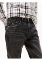 Jeans Gris Ryan Negros, Ajustados Y Rectos Con Efecto Desteñido Tommy Jeans de Tommy Hilfiger