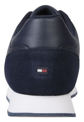 Tenis Signature De Piel Hombre Azul Tommy Hilfiger