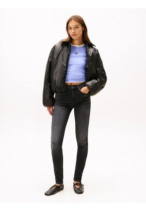 Jeans Gris Nora De Corte Skinny Y Talle Medio Tommy Jeans