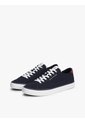 Tenis Azul Oscuro Deportivas De Malla Con Logo Engomado Tommy Hilfiger de Tommy Hilfiger