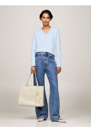 Bolso Tote Th City Con Monograma Tommy Hilfiger