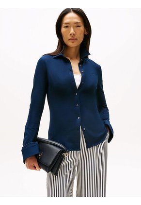 Bolso Azul Oscuro Modern Transformable Con Cierre De Giro Tommy Hilfiger