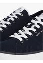 Tenis Azul Oscuro Deportivas De Malla Con Logo Engomado Tommy Hilfiger de Tommy Hilfiger