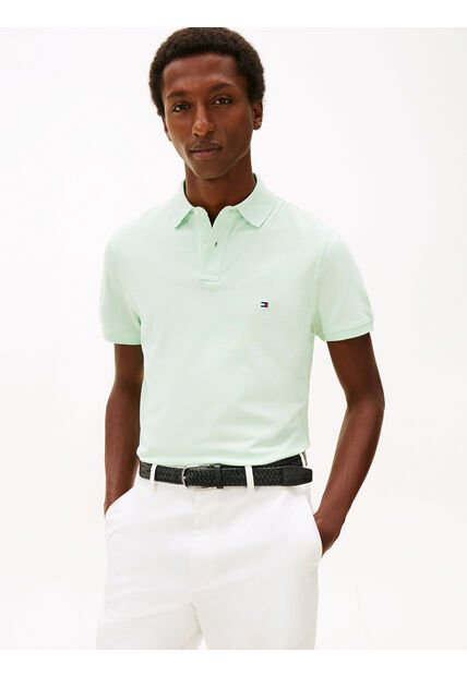 Polo Verde Claro 1985 De Corte Regular Tommy Hilfiger