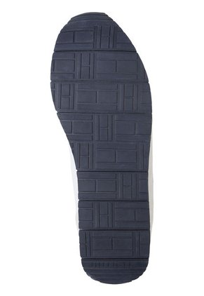 Tenis Signature De Piel Hombre Blanco Tommy Hilfiger