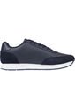 Tenis Signature De Piel Hombre Azul Tommy Hilfiger de Tommy Hilfiger