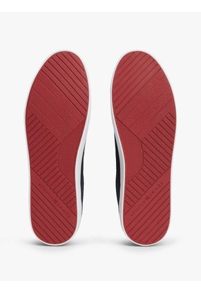 Tenis Azul Oscuro Deportivas De Malla Con Logo Engomado Tommy Hilfiger