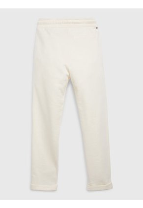 Joggers De Pernera Cónica Con Logo Niña Blanco Tommy Hilfiger