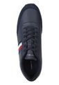 Tenis Signature De Piel Hombre Azul Tommy Hilfiger de Tommy Hilfiger