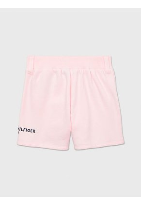 Bermudas Para Niña Adaptive Con Logo Rosa Tommy Hilfiger