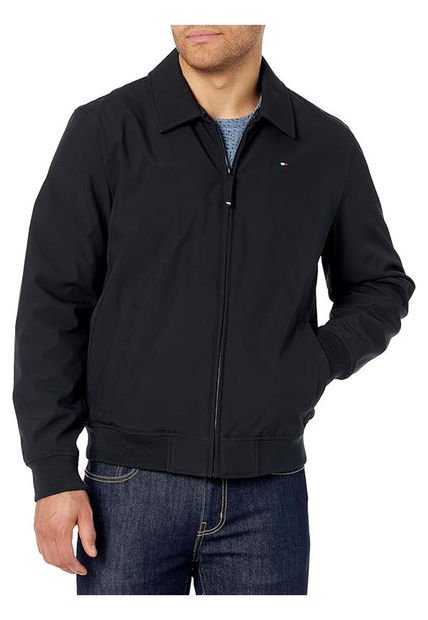 Chaqueta Negra Soft Shell Laydown Tommy Hilfiger