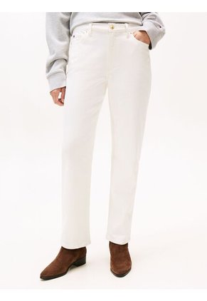 Jeans Blanco Clásico De Corte Recto Tommy Hilfiger