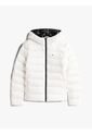 Chaqueta Blanca Acolchada De Plumón Con Capota Tommy Jeans de Tommy Hilfiger