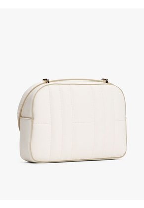 Bolso Blanco Cruzado Acolchado Con Monograma TH Tommy Hilfiger