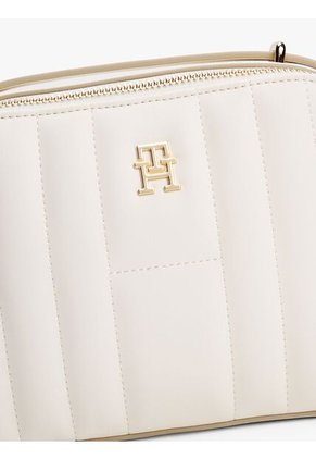 Bolso Blanco Cruzado Acolchado Con Monograma TH Tommy Hilfiger