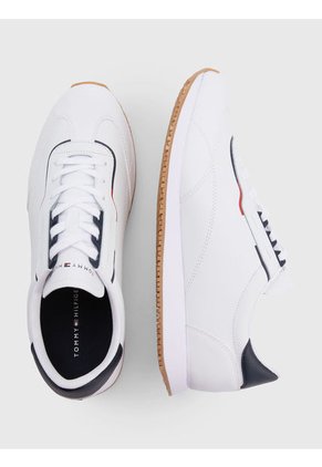 Tenis De Running Con Corte Bajo Hombre Blanco Tommy Hilfiger