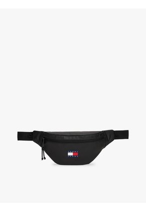 Canguro Negro Tech De Tejido Ripstop Tommy Hilfiger