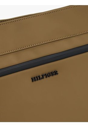 Bolso Chocolate Mensajero Con Correa Cruzada De Tela Tommy Hilfiger