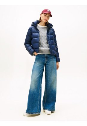 Chaqueta Azul De Plumón Que Repele El Agua Tommy Hilfiger