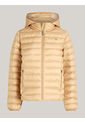 Chaqueta Beige Acolchada Ligera Global Stripe Tommy Hilfiger de Tommy Hilfiger