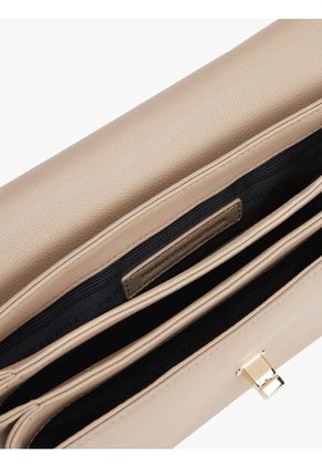 Bolso Beige Modern Transformable Con Cierre De Giro Tommy Hilfiger