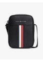 Bolso Negro Reporter Cruzado Con Cinta Distintiva Tommy Hilfiger de Tommy Hilfiger